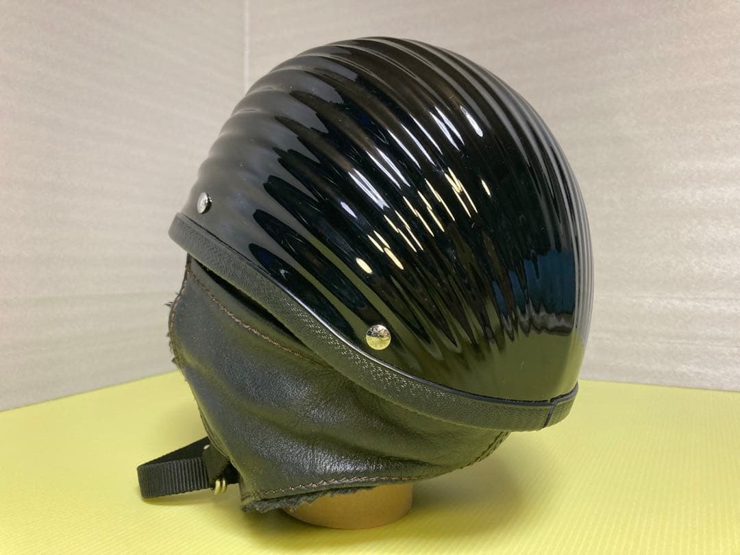 tt&co　旧型　リブジョッキー　本革イヤーマフ 刻印リベット　ハーレー