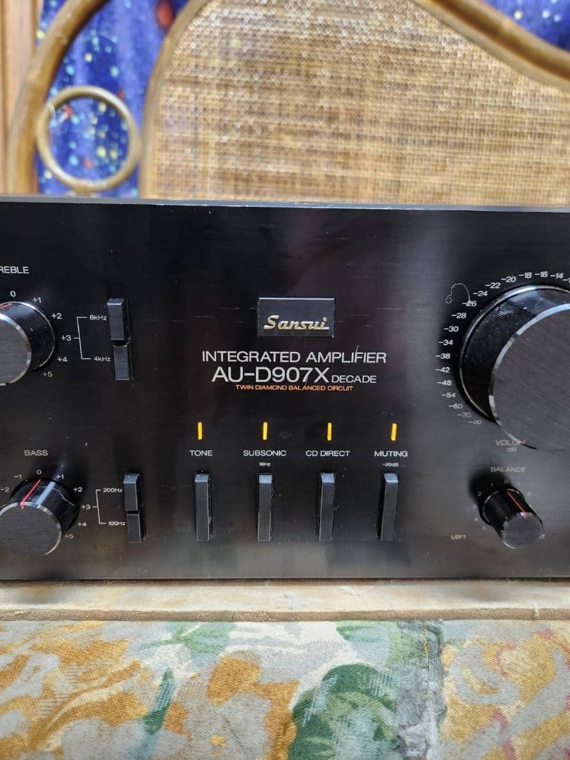 奇跡！山水最高峰！レストア超美品プリメインアンプAU-D907X DECADE