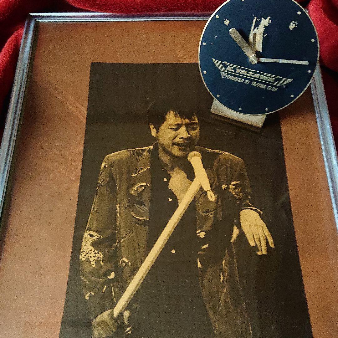 矢沢永吉 It's only YAZAWA 88年シルエット 置き 時計