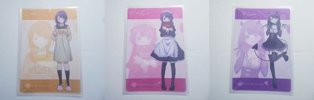 【ラス1】久保さんは僕を許さない クリアファイル 全種 エプロン メイド 小悪魔