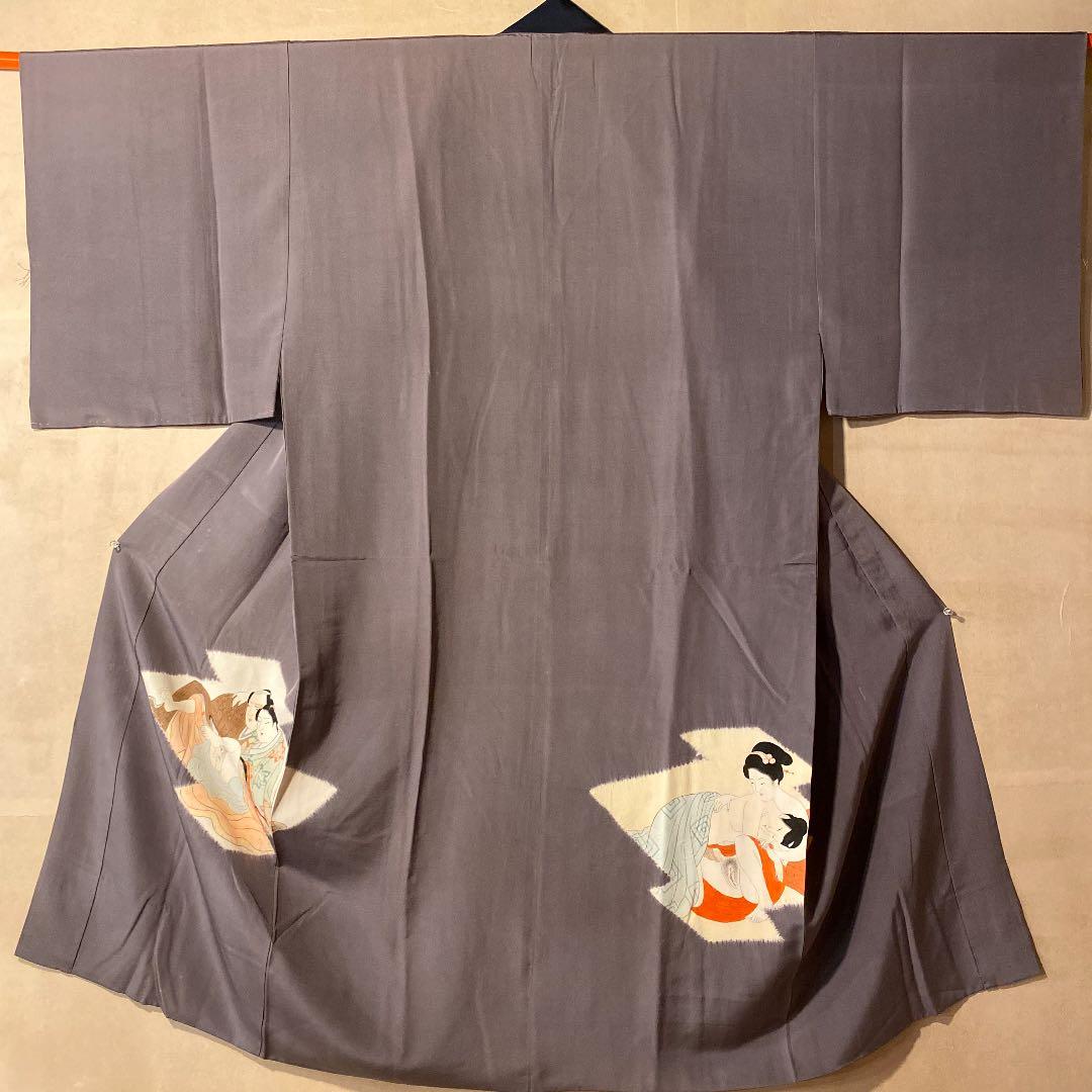 ビィンテージ男物春画長襦袢