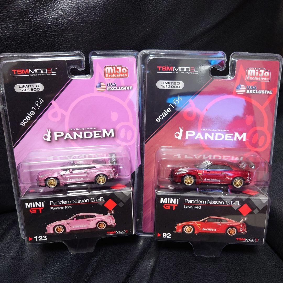 ☆MINIGT 1/64 パンデム 日産GT-R R35 2台セット☆