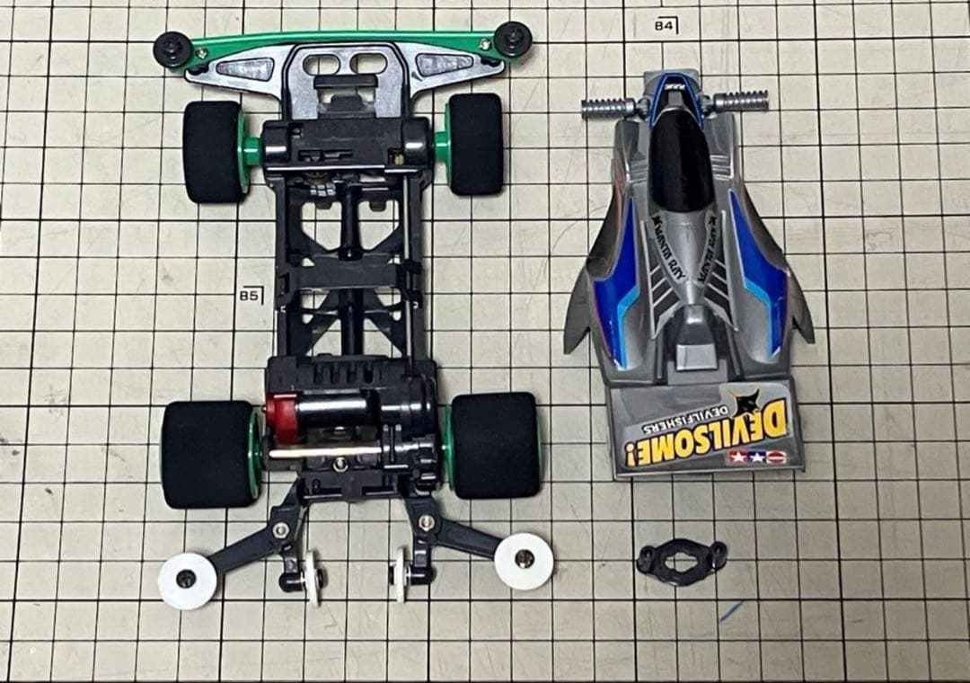 一点物1991年絶版タミヤマンタレイJr.当時カスタム美品