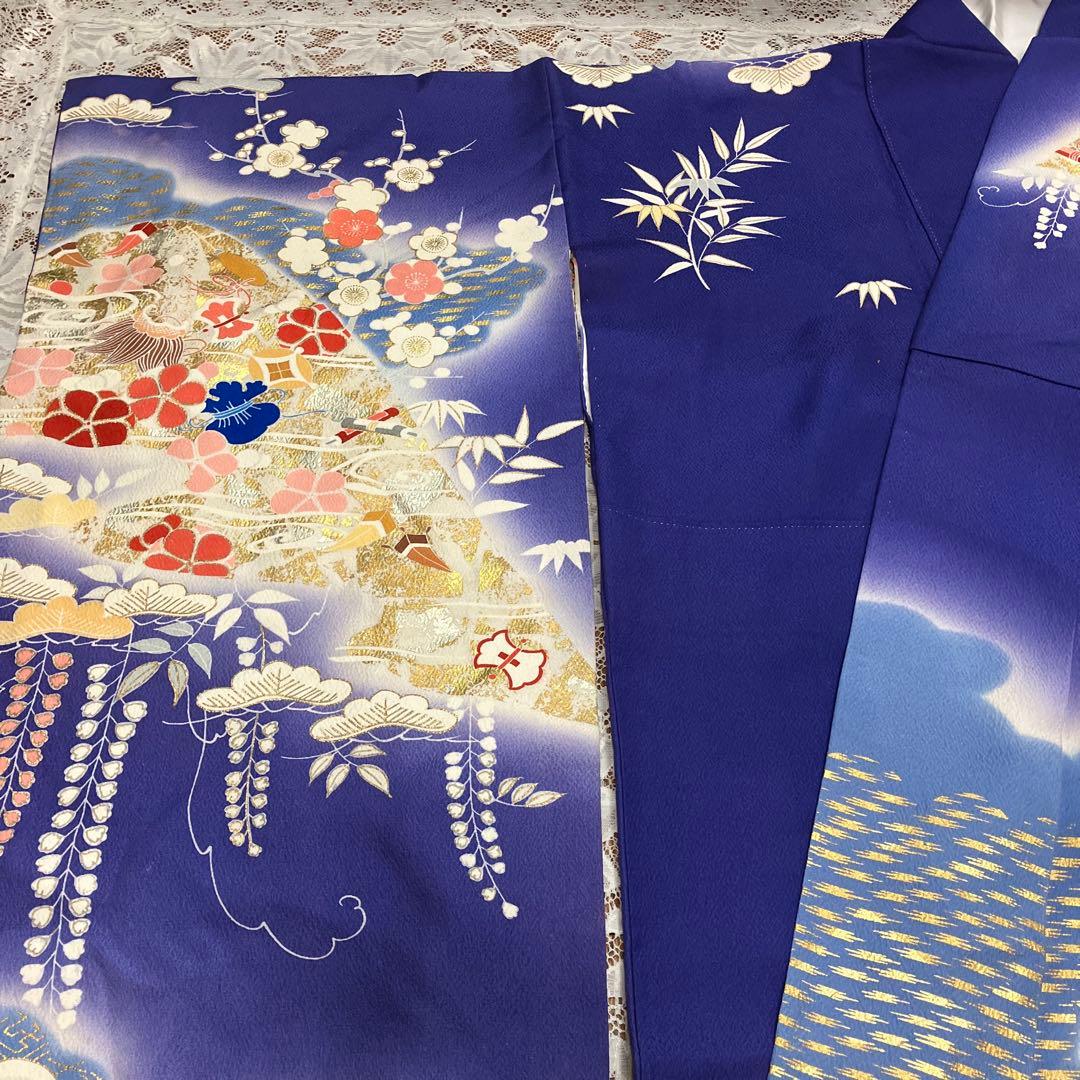 難有！超一流ちそう千總お振袖 落款入り松坂屋扱い 古典柄