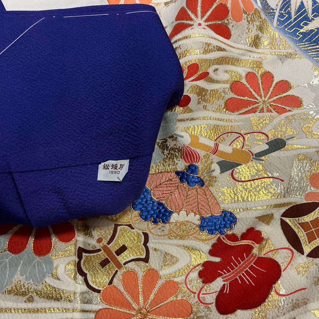 難有！超一流ちそう千總お振袖 落款入り松坂屋扱い 古典柄