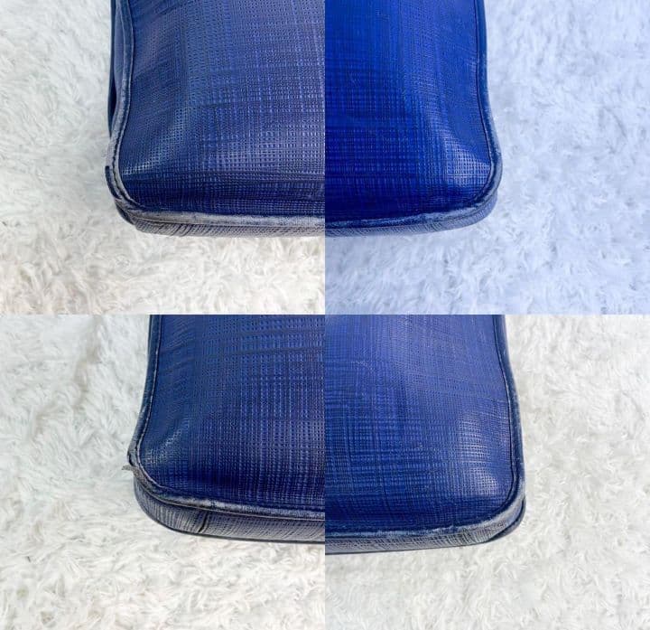 【マリエモーン】ロエベ　ニュートレド　ロゴ型押し 牛革