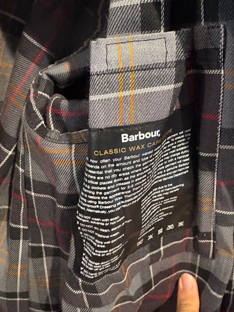 Barbour ブラックジャケット 42