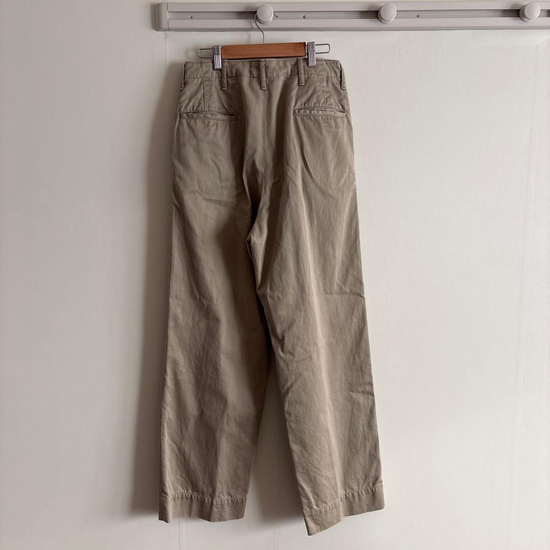 comoli khaki chino チノパン コモリ　スラックス