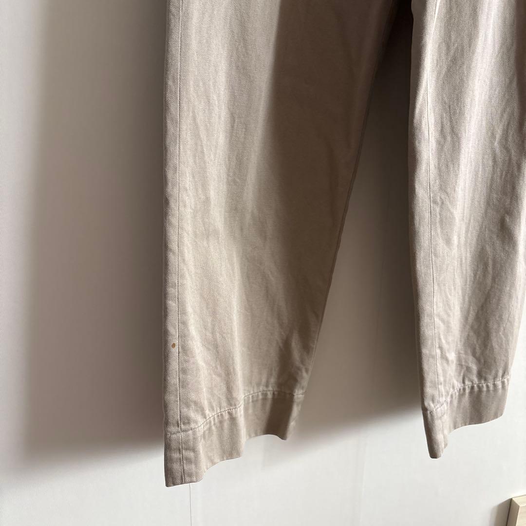 comoli khaki chino チノパン コモリ　スラックス