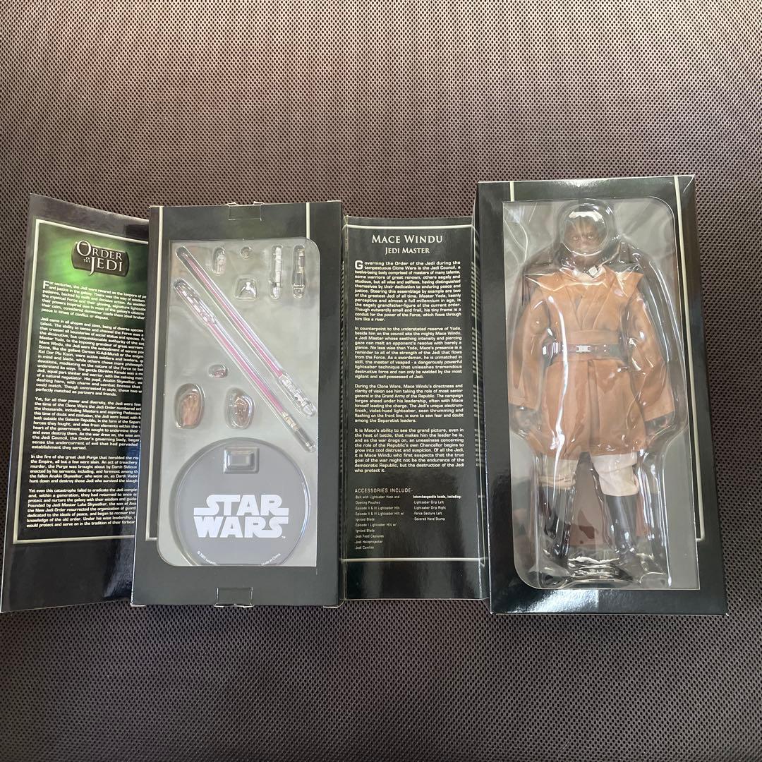 スターウォーズ　12インチフィギュア　メイス・ウィンドゥ　サイドショウ　開封品