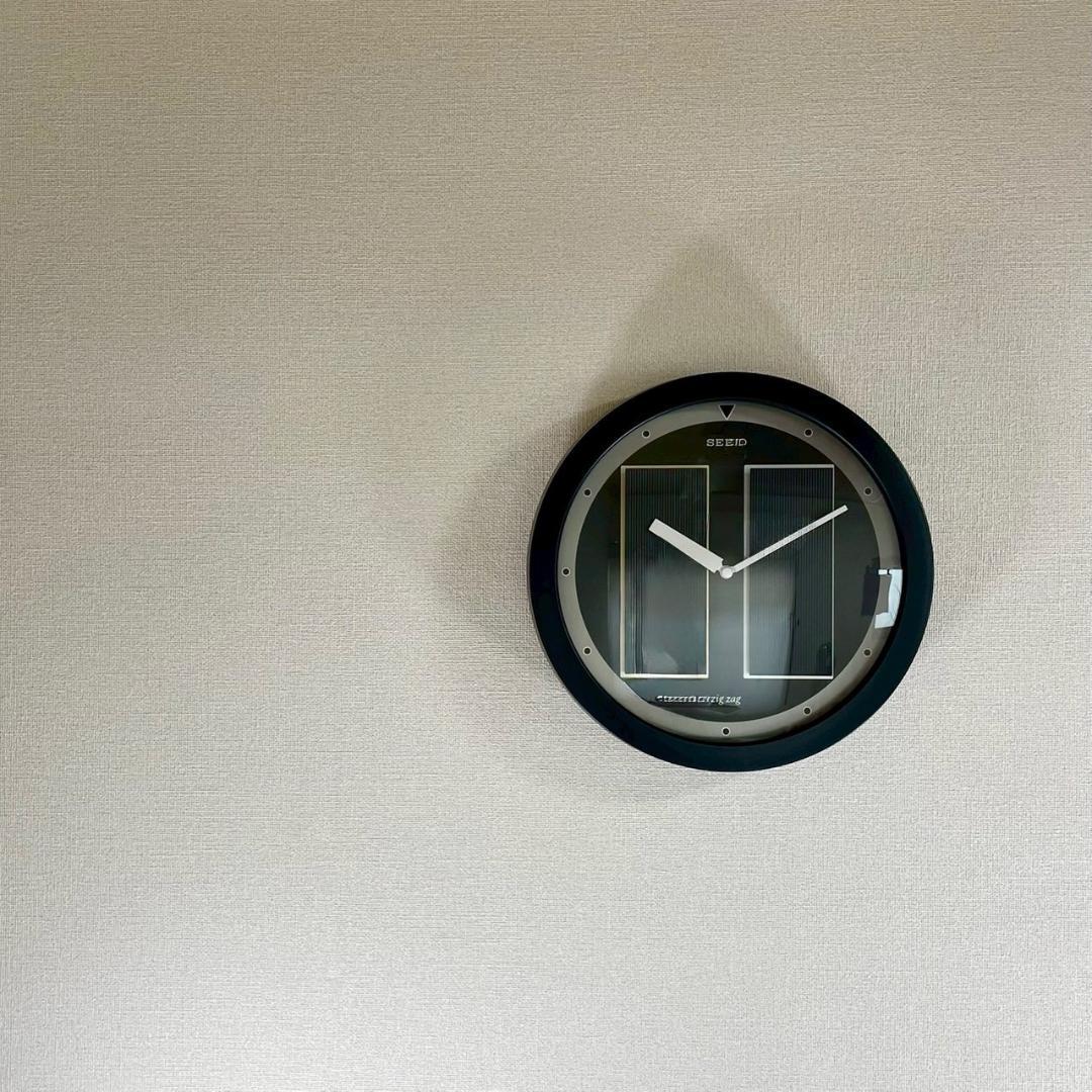80's SEIKO セイコー ウォールクロック 壁掛け時計 モダン ビンテージ