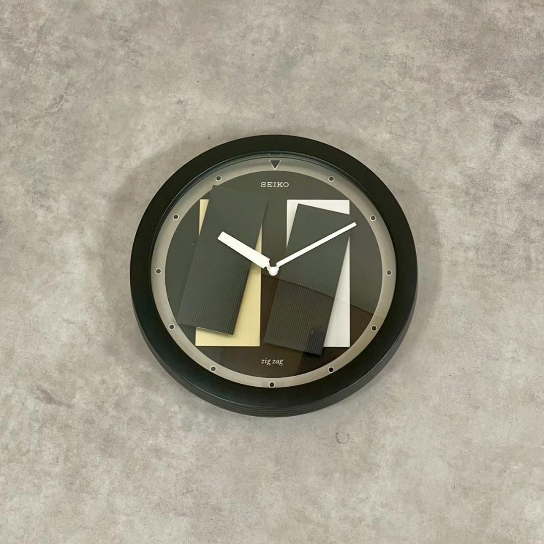 80's SEIKO セイコー ウォールクロック 壁掛け時計 モダン ビンテージ