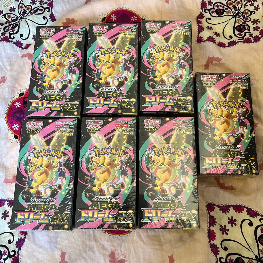 ポケモンカード　メガドリームex 7boxシュリンク付き