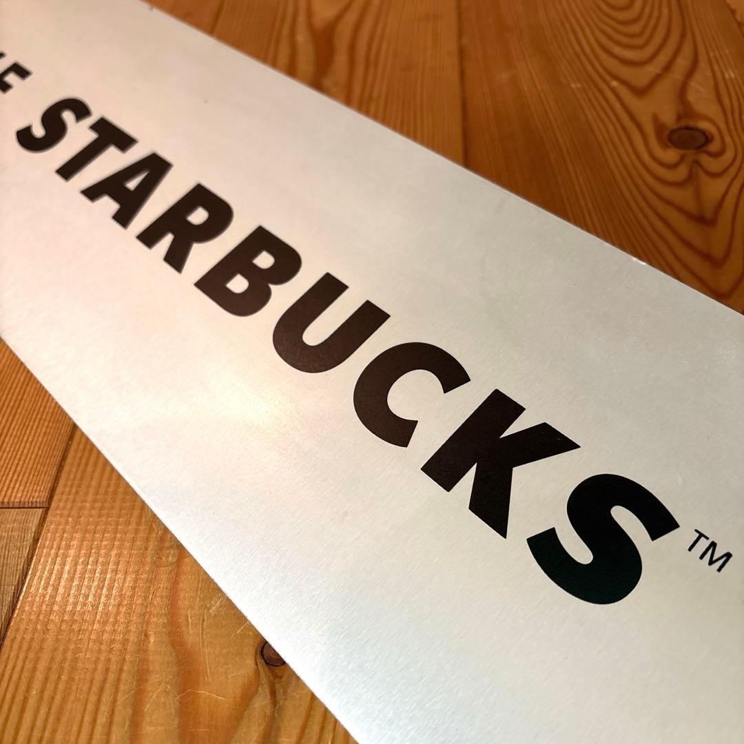 レア！　90s スターバックス　両面看板　レタリング　ストアディスプレイ　サイン