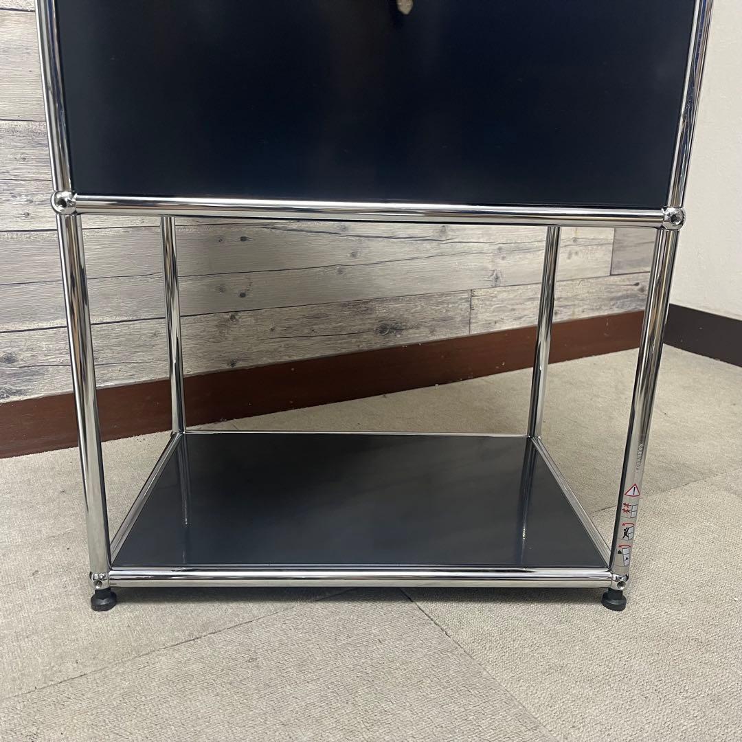 USM Haller １列２段サイドボード 色：黒