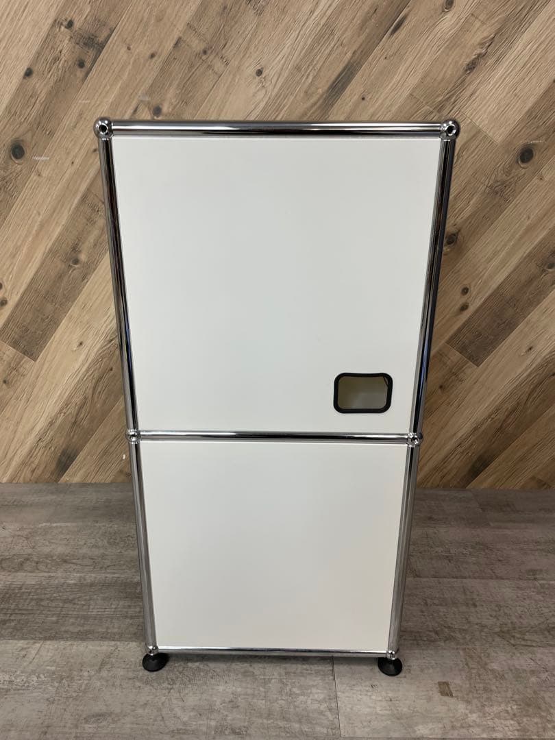 USM Haller　ハラー　1列2段　シェルフ　キャビネット ピュアホワイト