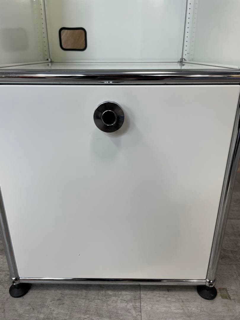 USM Haller　ハラー　1列2段　シェルフ　キャビネット ピュアホワイト