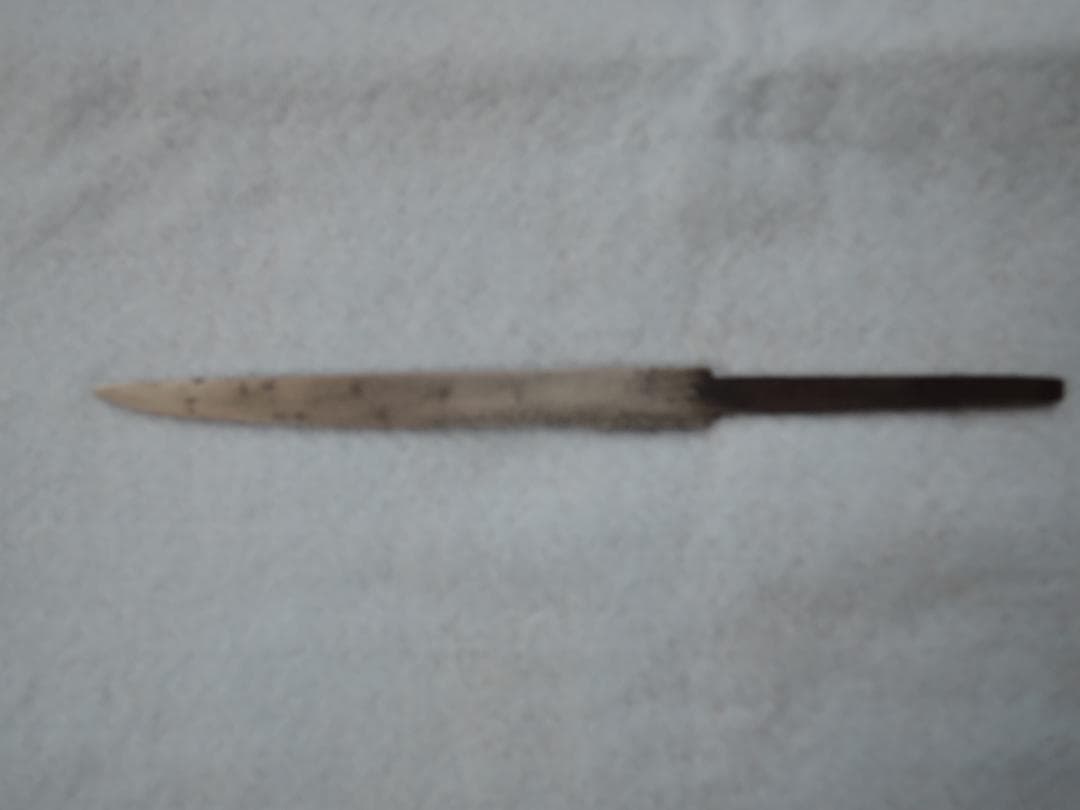 獅子小柄小刀★赤銅魚々子★時代武具