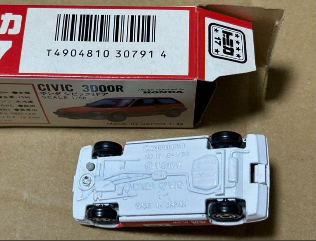 トミカ ホンダ シビック 3ドア 無限
