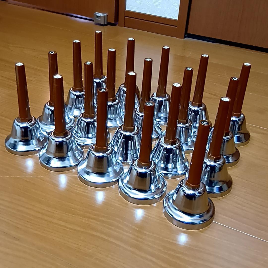 内田洋行 ミュージックベル 20音 MB-S ウチダ ハンドベル 取扱説明書付属