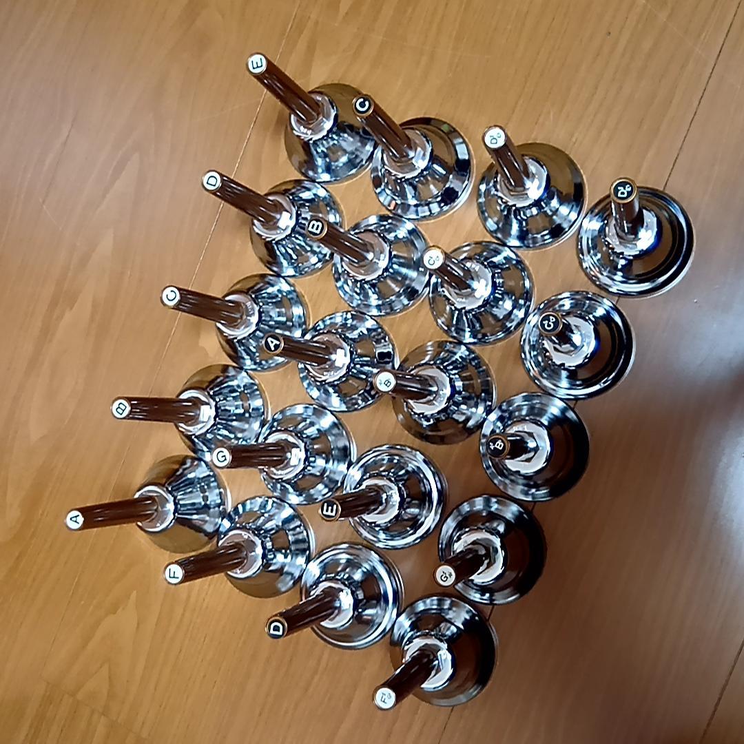 内田洋行 ミュージックベル 20音 MB-S ウチダ ハンドベル 取扱説明書付属