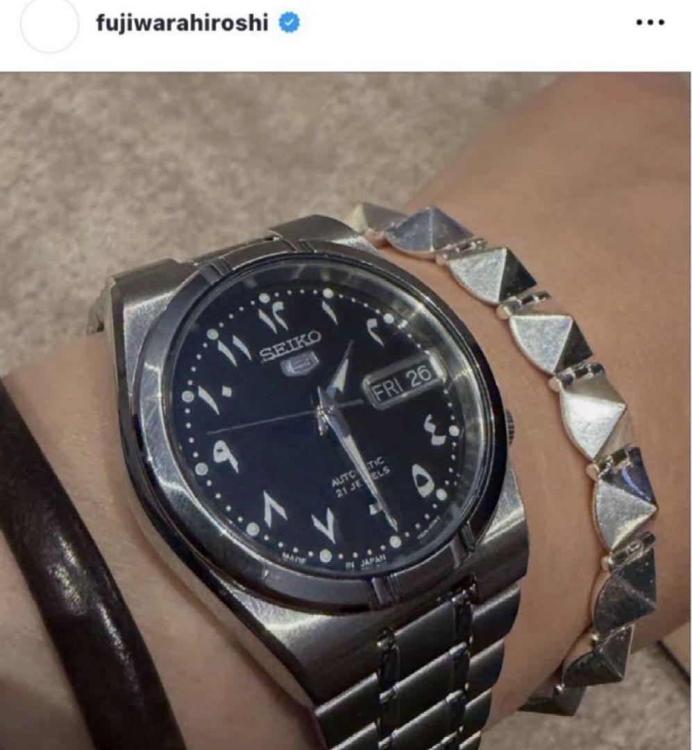 藤原ヒロシ着用 セイコー5 SNK063J5 fragment