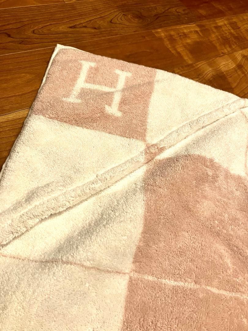 HERMES アヴァロン ベビー バスラップ おくるみ タオル ブランケット