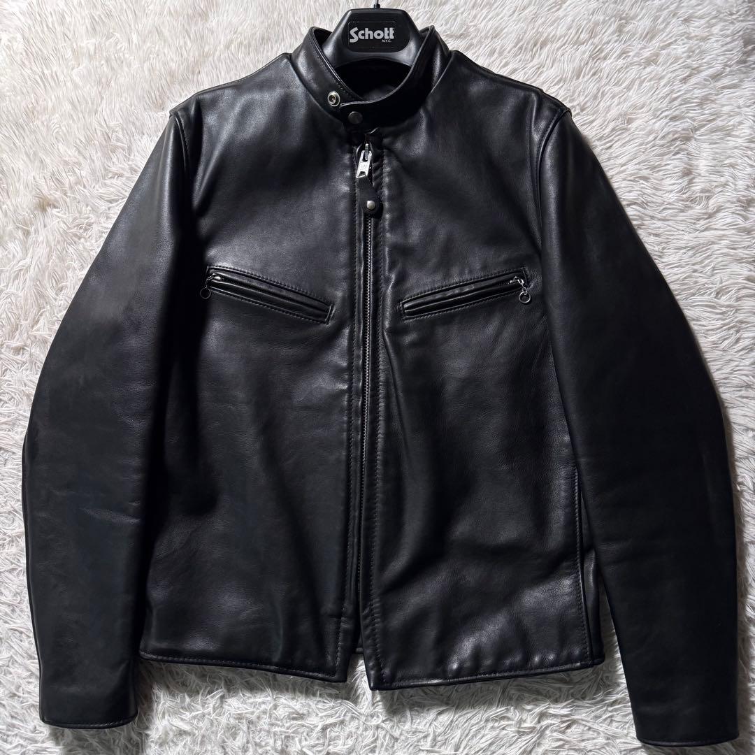 b*o様 極美品/希少モデル✨schott ライダースジャケット 141XJS