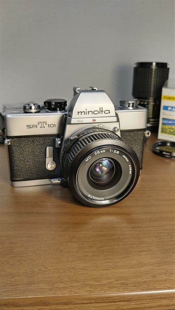 MINOLTA SRT 101 フィルム一眼レフカメラ　付属品多数