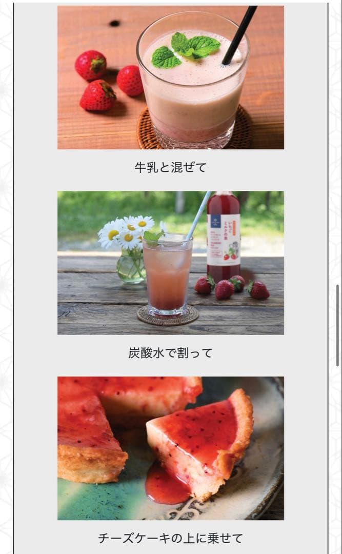 久世福商店 いちごミルクの素 575m×2本 大人気