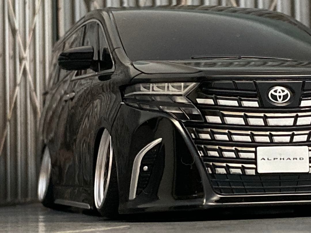 1/24新型アルファード・ブラック（カスタム品）