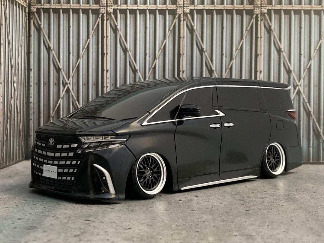 1/24新型アルファード・ブラック（カスタム品）