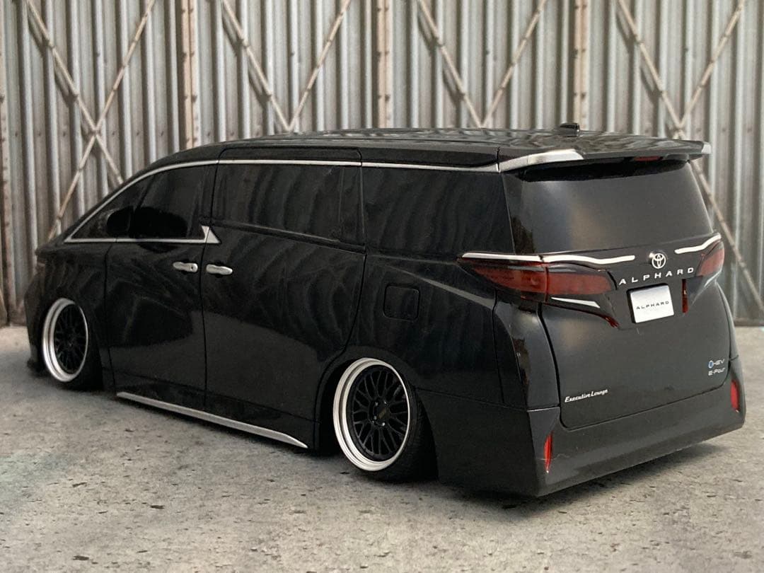 1/24新型アルファード・ブラック（カスタム品）