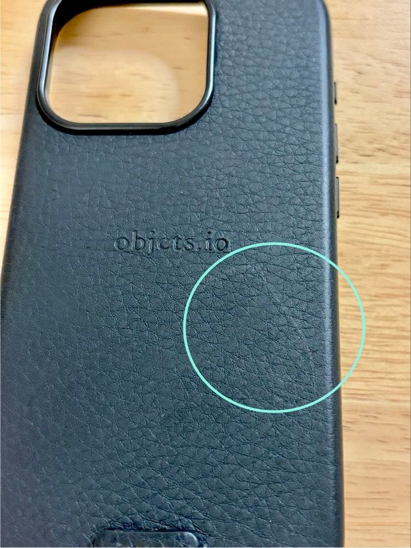 Objcts.io レザーストラップ + iPhoneケースセット ブラック