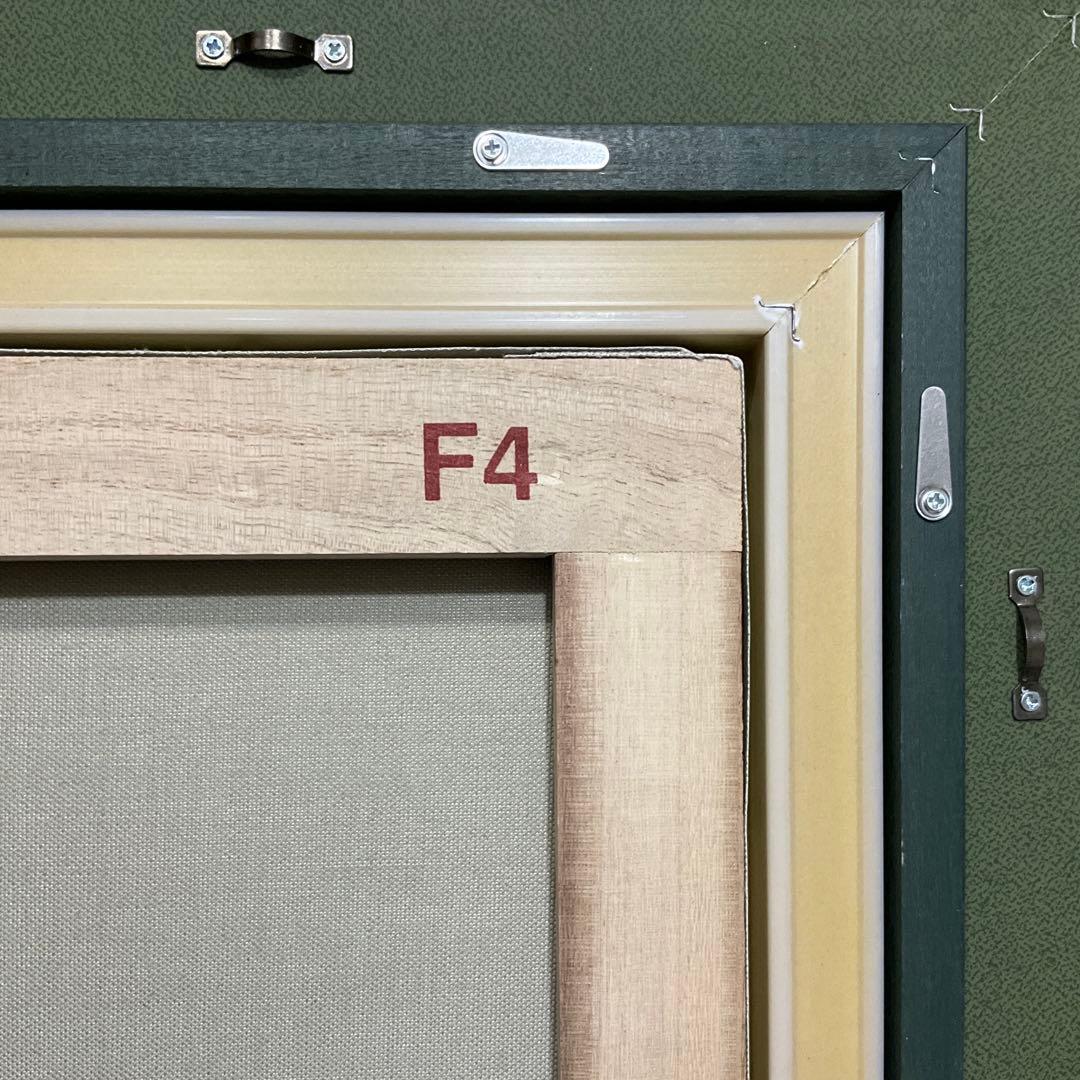 絵画・額縁・油絵・酒井 修一郎・バラ・F 4号・静物画・美術品・インテリア・雑貨