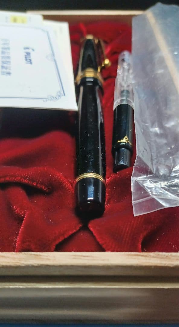 カスタム845 万年筆 パイロット PILOT 完品 M エボナイト