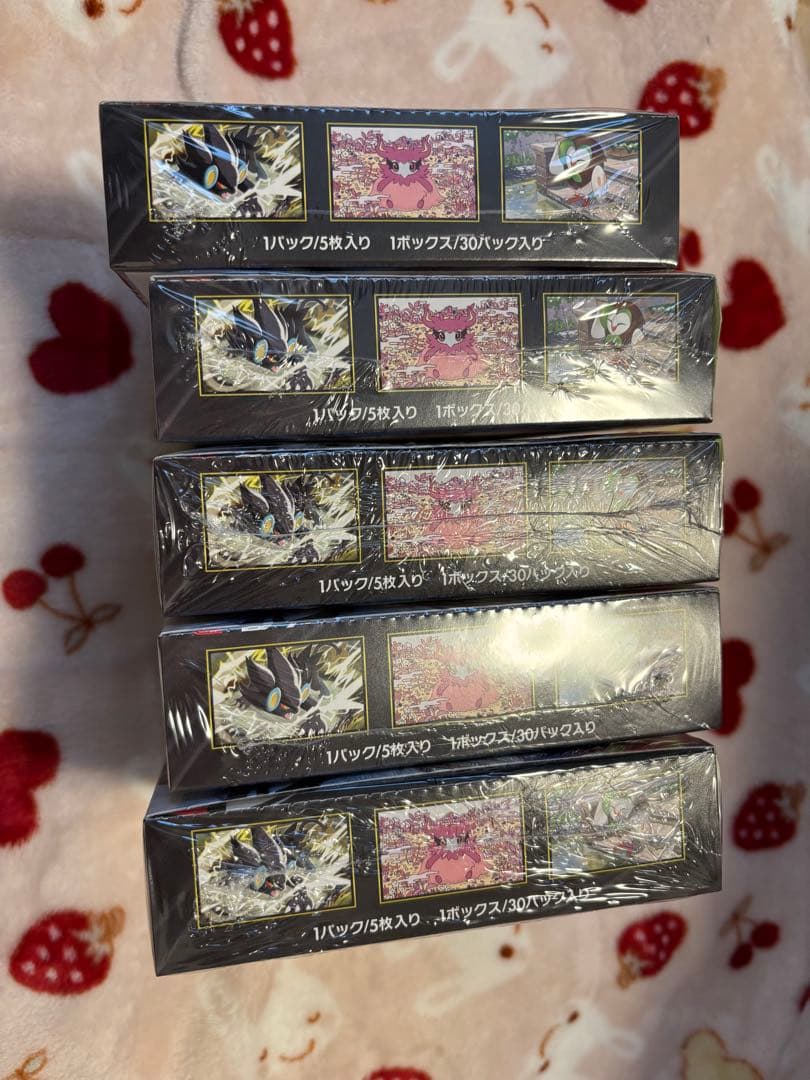 ポケモンカード　ムニキスゼロ 新品未開封シュリンク付き 5BOX