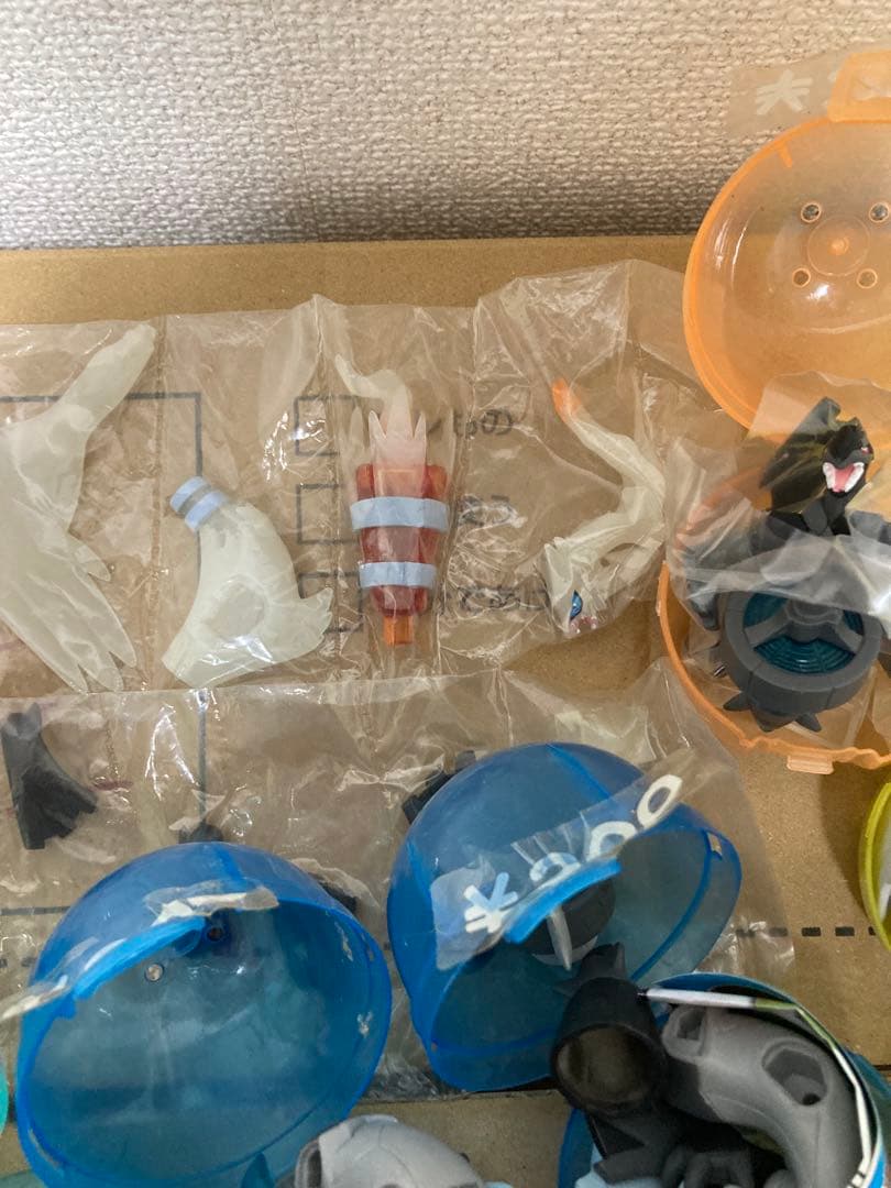 立体ポケモン図鑑 BW レシラム ゼクロム キュレム フルコンプ