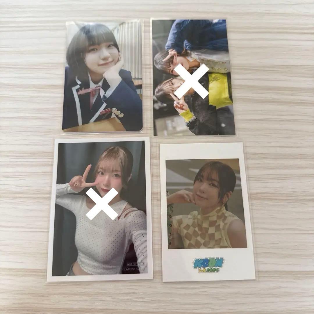 海老原鼓　国プID KCON 生写真　KCON LA ポラロイド