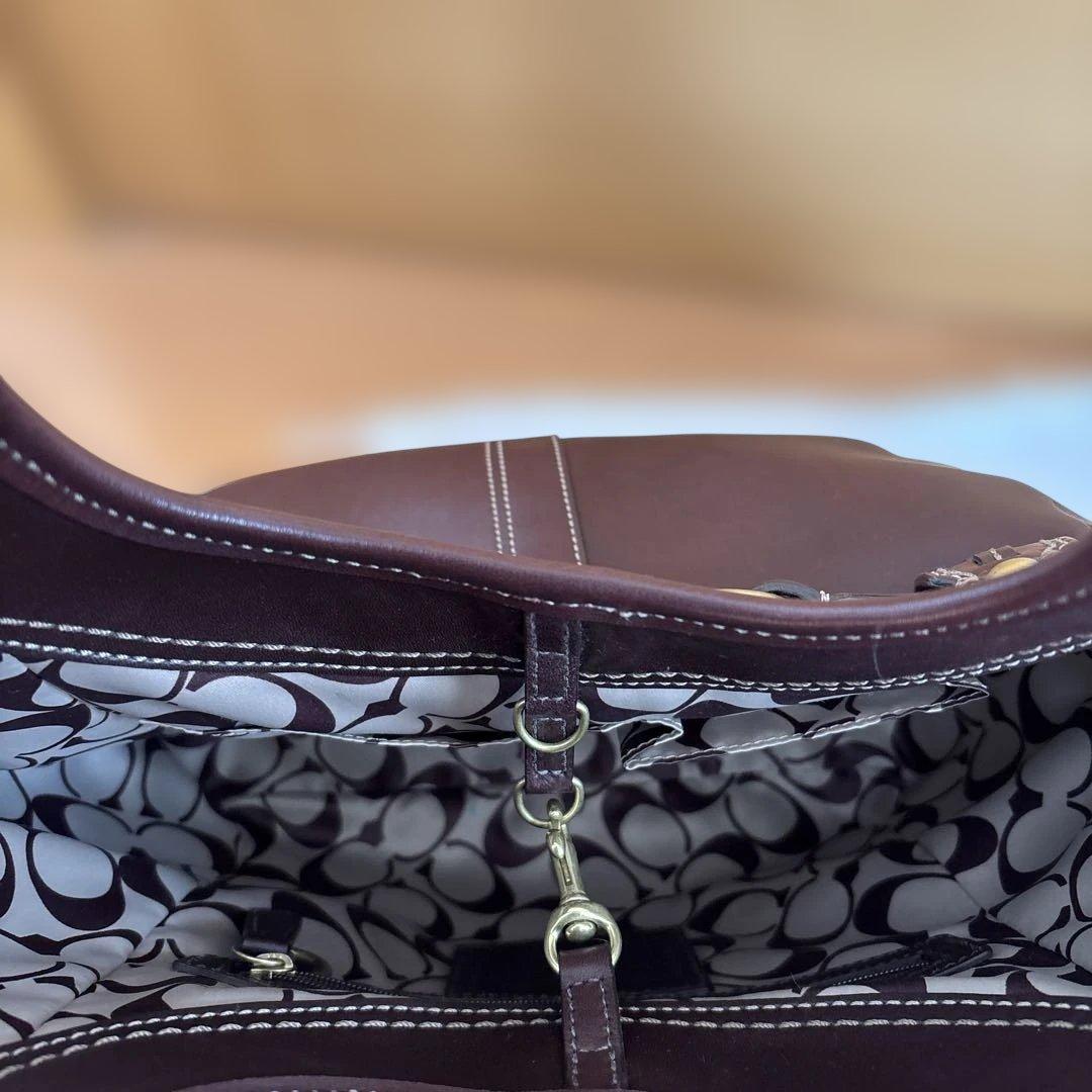 COACH ダークブラウン ハンドバッグ