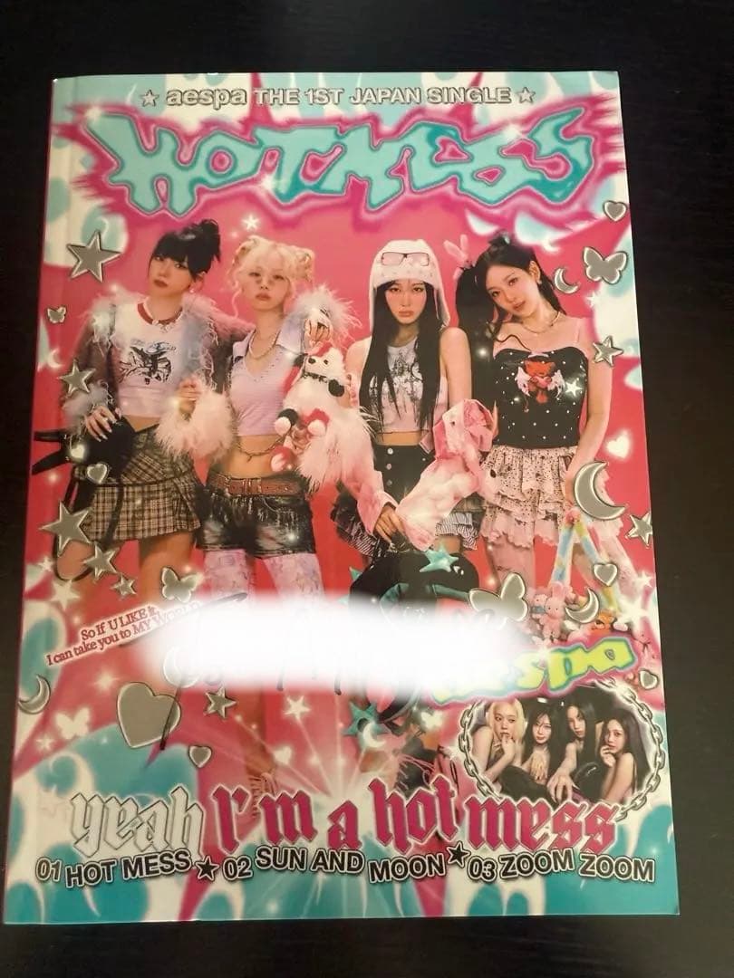 s*読様 aespa Hot Mess 全員サイン