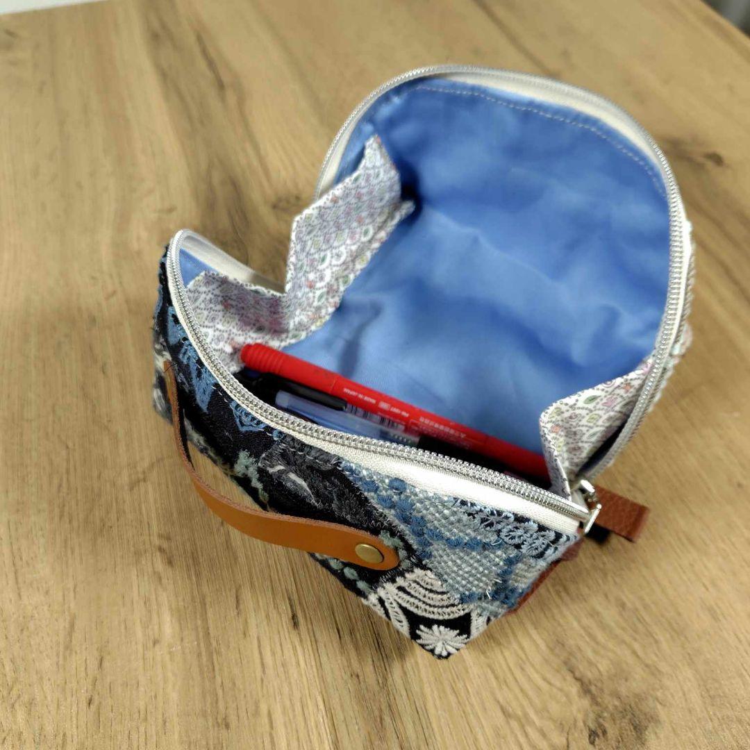 【専用】/カケラパッチポンピア　トレイ型化粧ポーチ/ペンケースメガネ