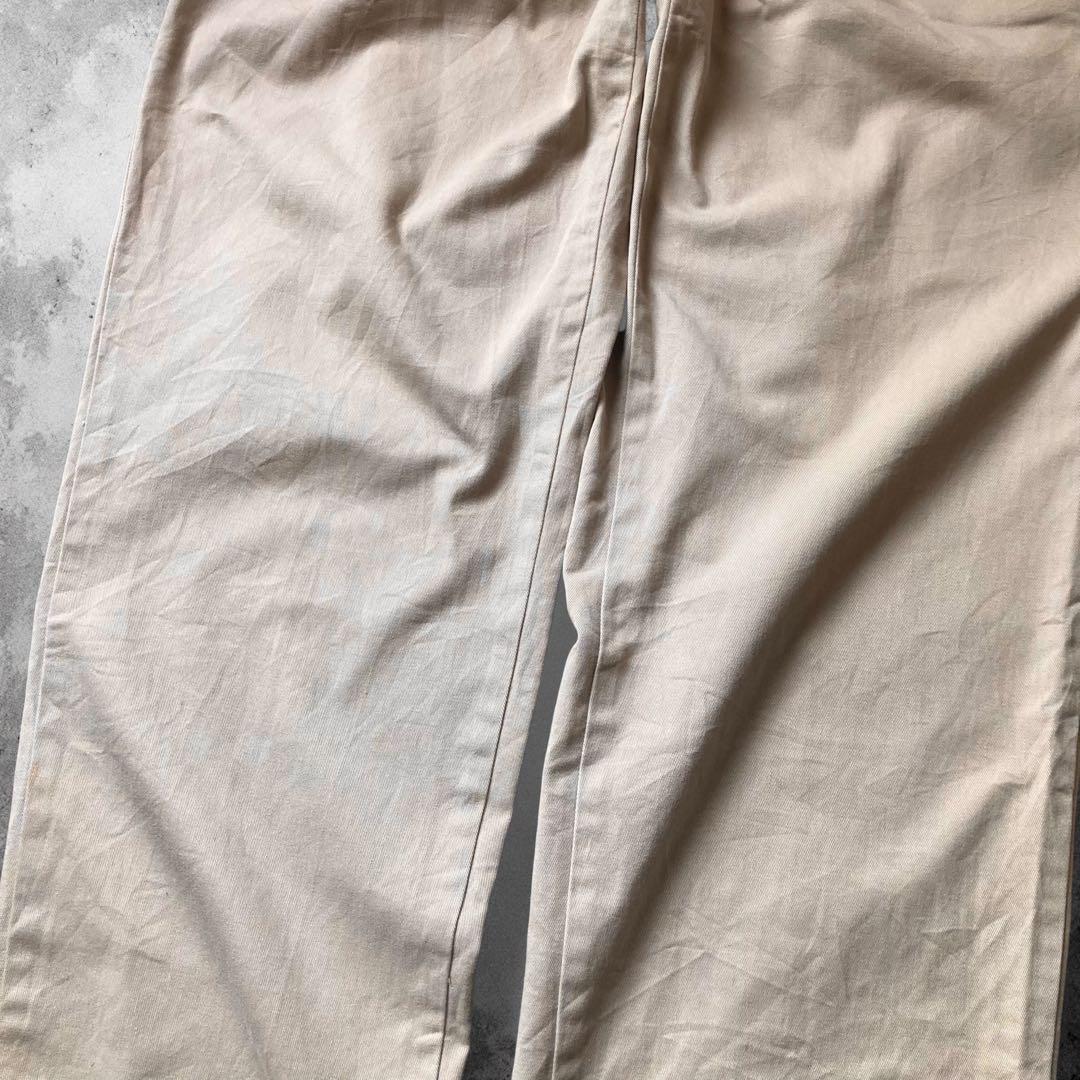 90s RalphLauren ツータックワイドチノトラウザー ポロチノ USA
