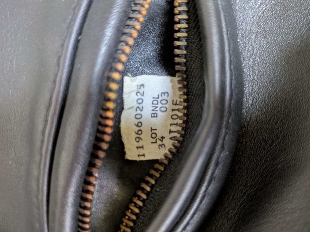 SCHOTT ショット AT101 シングルライダース サイズ34 USA製