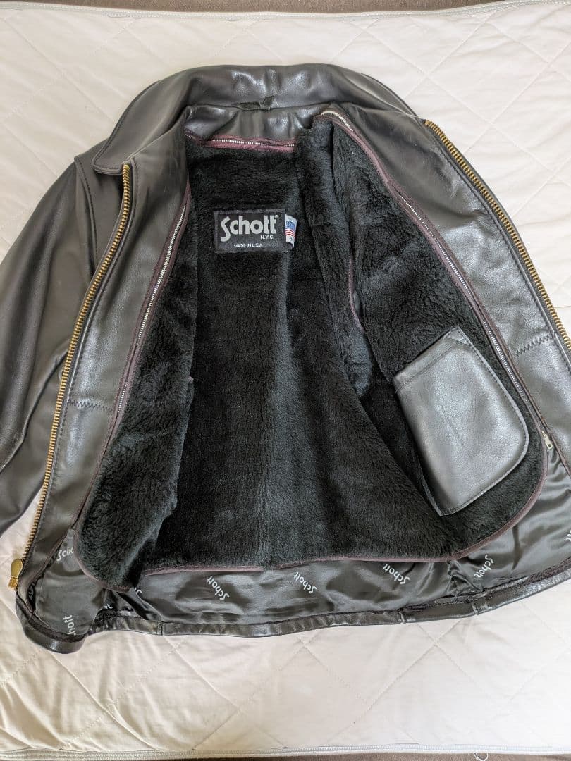 SCHOTT ショット AT101 シングルライダース サイズ34 USA製