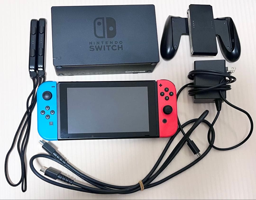 Nintendo Switch 青/赤 本体 + 付属品　美品