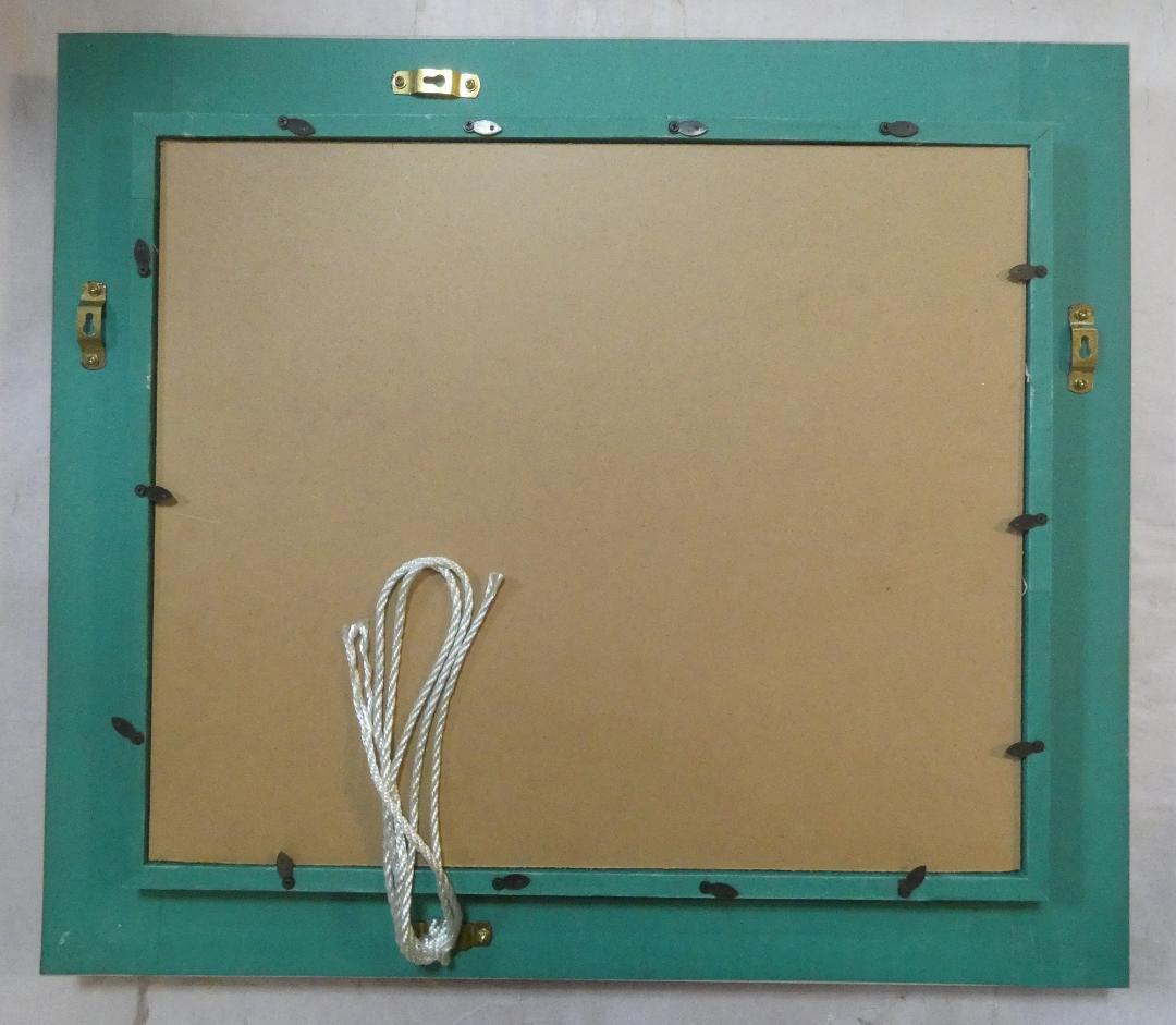 油彩画 田中一村 「 奄美の杜」サイン F8 額装済み 肉筆手描き