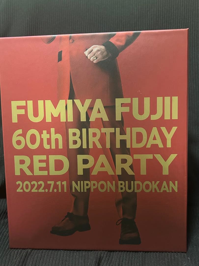 藤井フミヤ60th BIRTHDAY RED PARTY⭐︎台座直筆サイン入