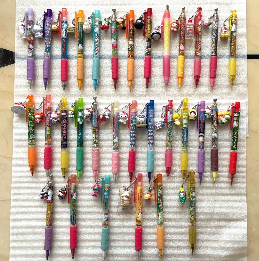 ご当地限定キティシャープペンシル　32本セット