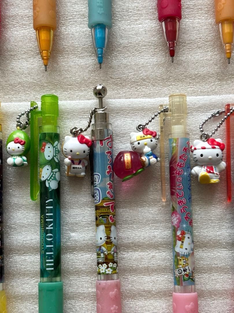 ご当地限定キティシャープペンシル　32本セット